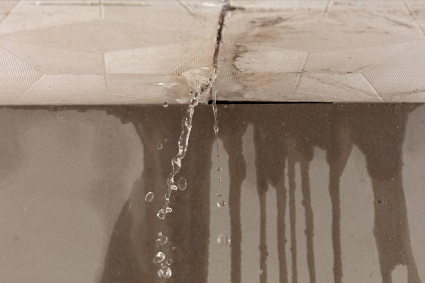 Professional Burst Pipe Cleanup technician working in Marshall, VA